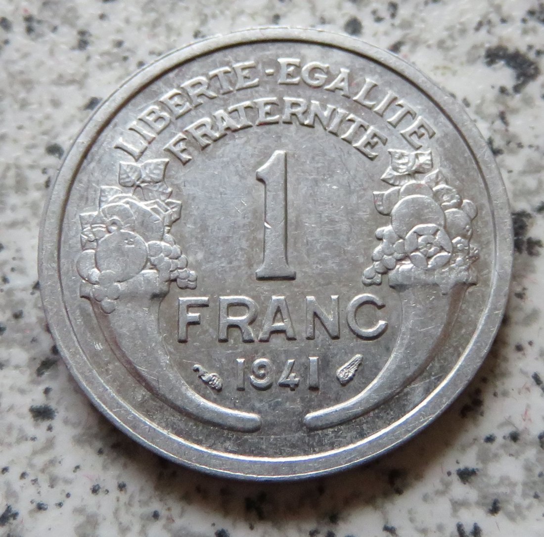  Frankreich 1 Franc 1941   