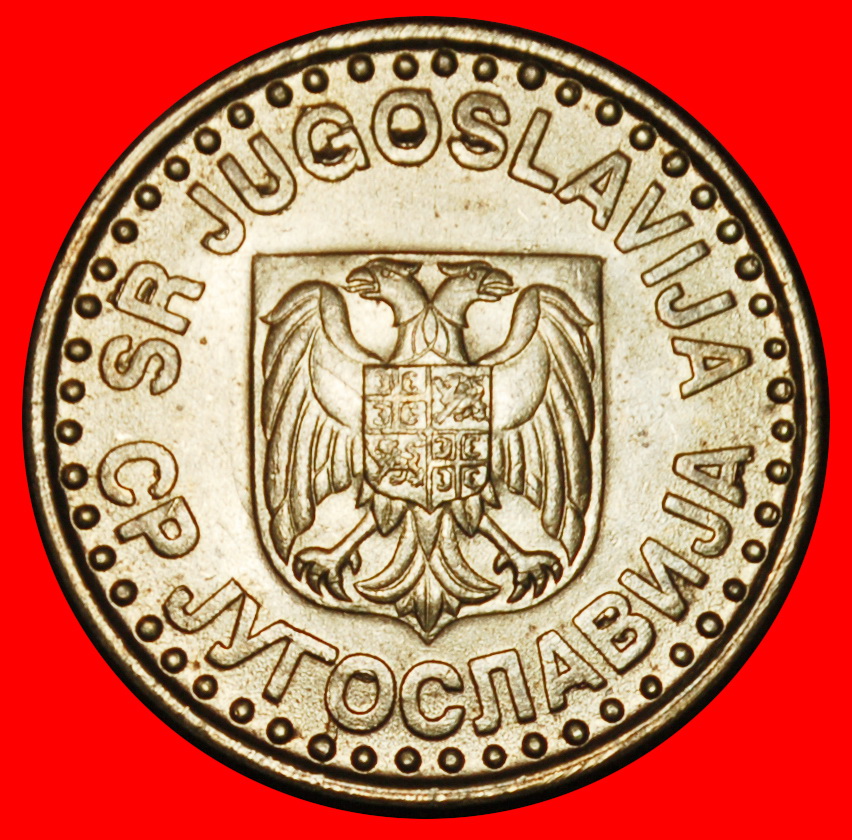  Ⰶ DECLINE AFTER COMMUNISM (1996-1998): YUGOSLAVIA ★ 50 PARAS 1996! MINT LUSTRE★LOW START★NO RESERVE!   