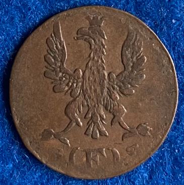  Stadt Frankfurt, 1819, 1 Heller, AKS 30, *17   