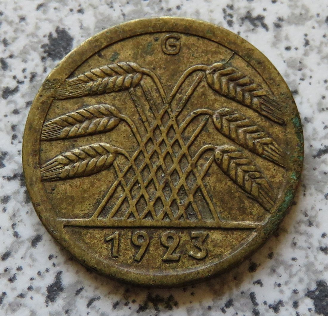  Weimarer Republik 50 Rentenpfennig 1923 G   
