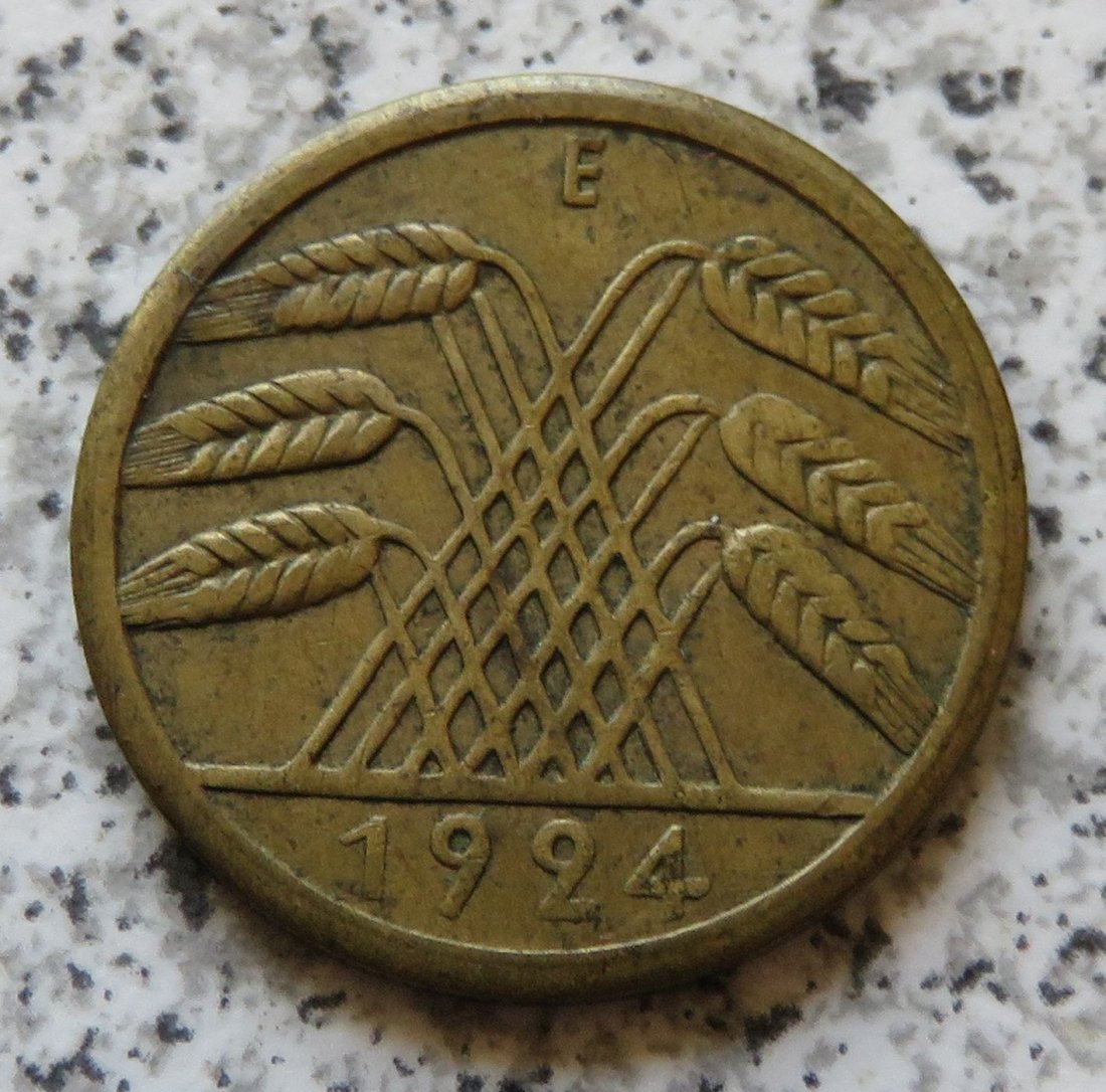  Weimarer Republik 50 Rentenpfennig 1924 E   