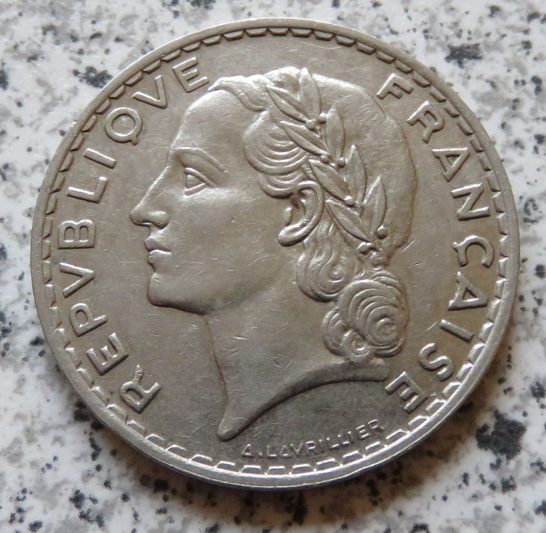  Frankreich 5 Francs 1933   