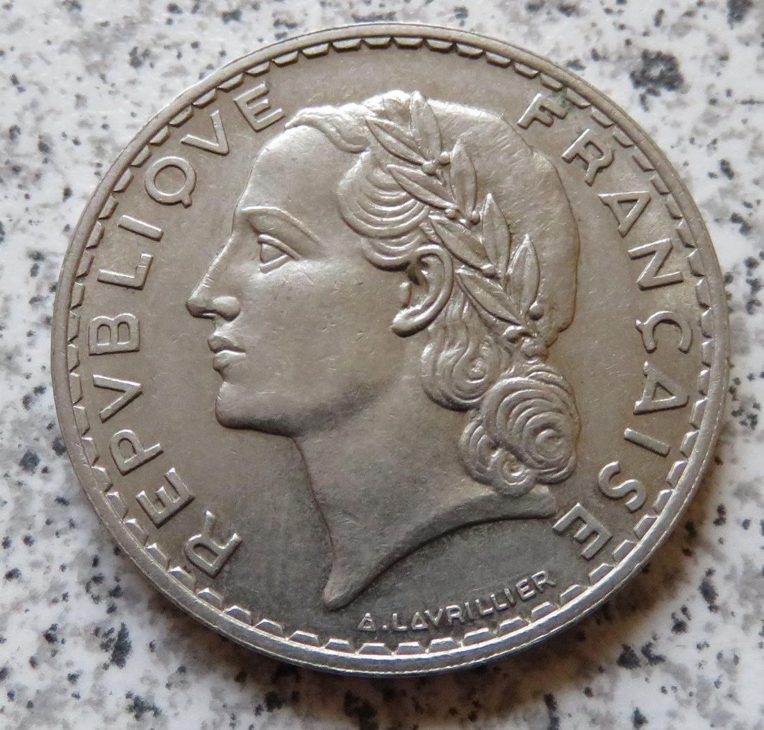  Frankreich 5 Francs 1933   