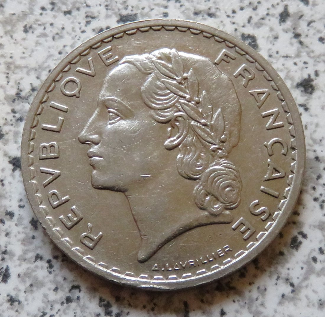  Frankreich 5 Francs 1935   