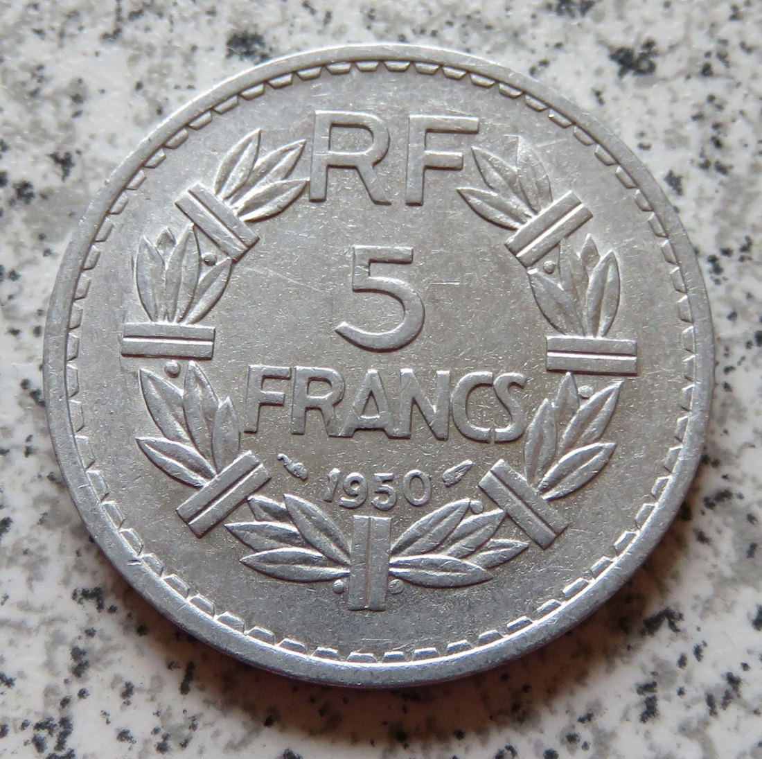  Frankreich 5 Francs 1950   