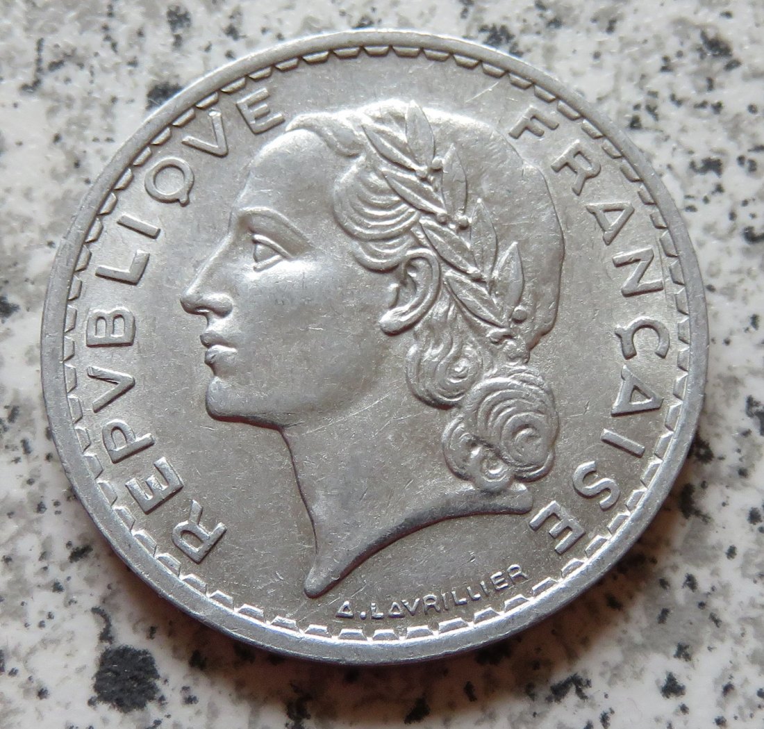  Frankreich 5 Francs 1950   