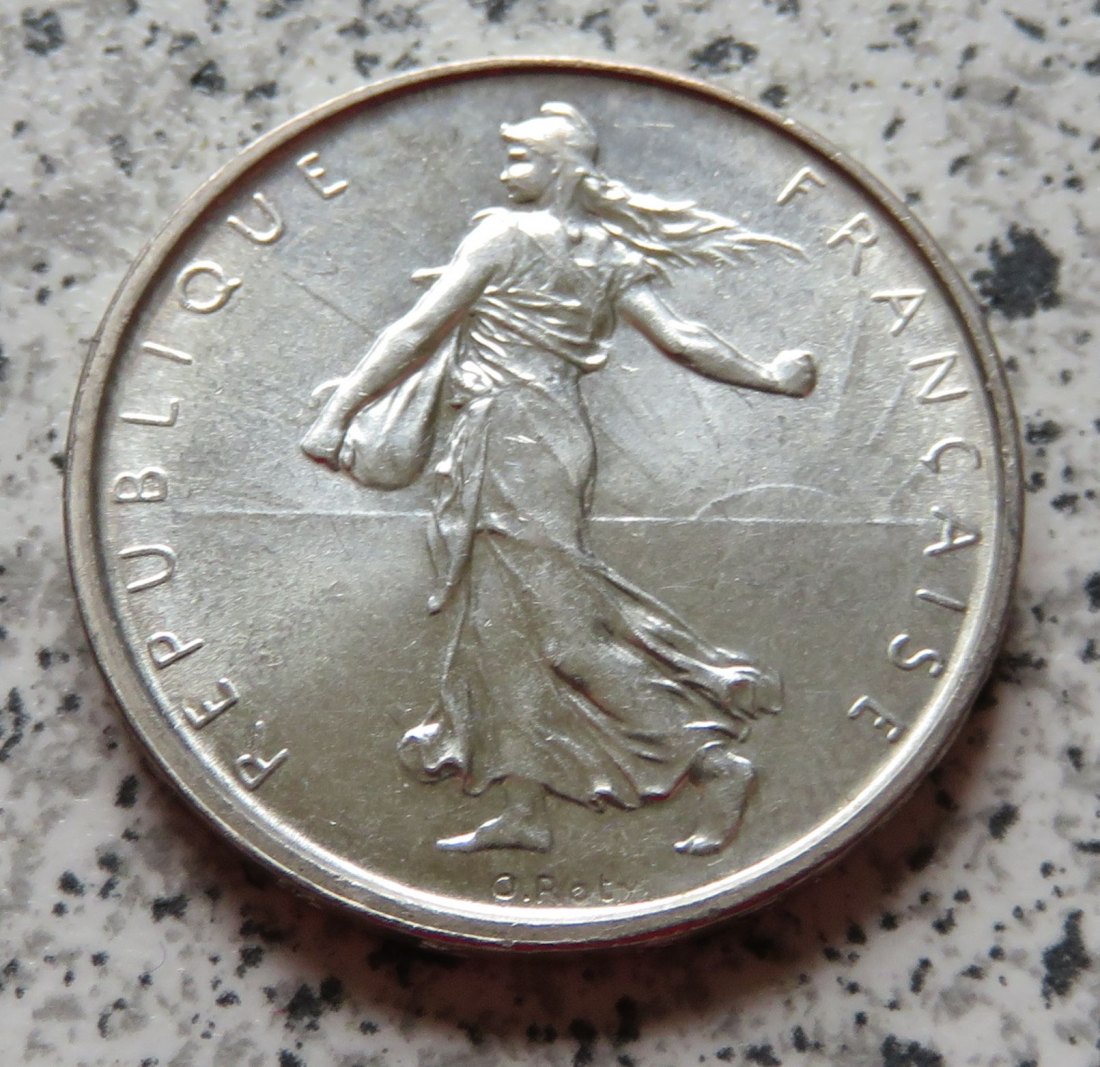  Frankreich 5 Francs 1962, 12 Gramm 835-er Silber   