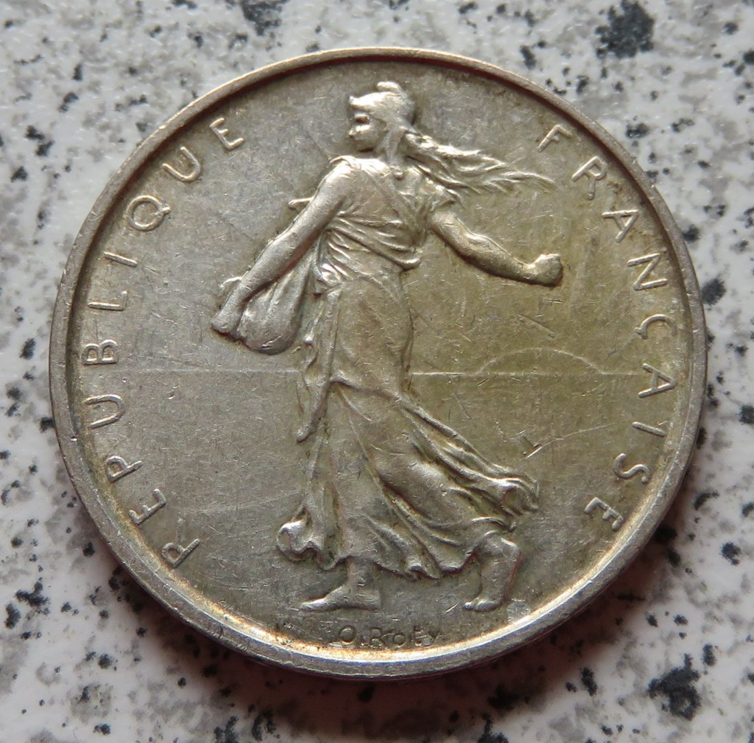  Frankreich 5 Francs 1963, 12 Gramm 835-er Silber   