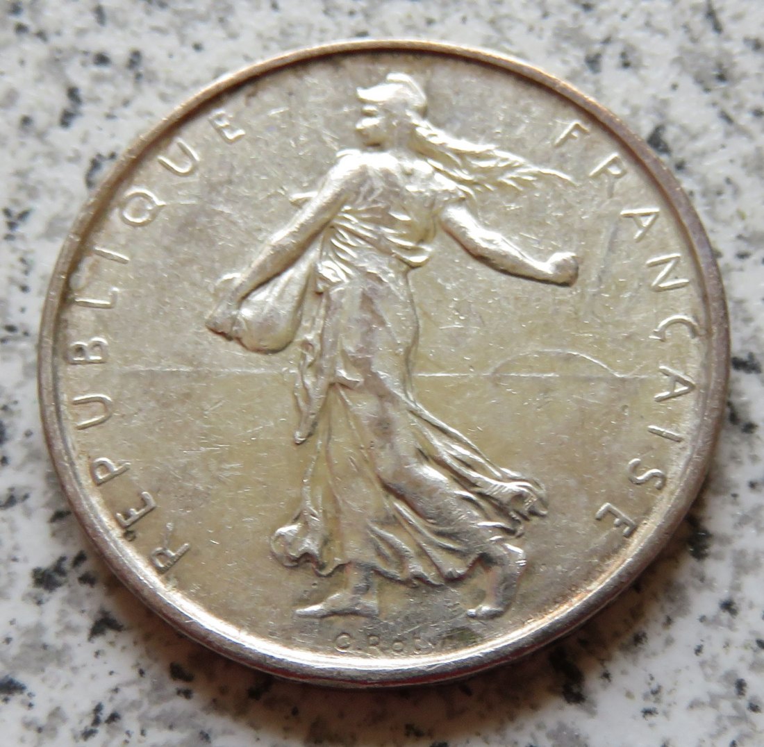  Frankreich 5 Francs 1964, 12 Gramm 835-er Silber   