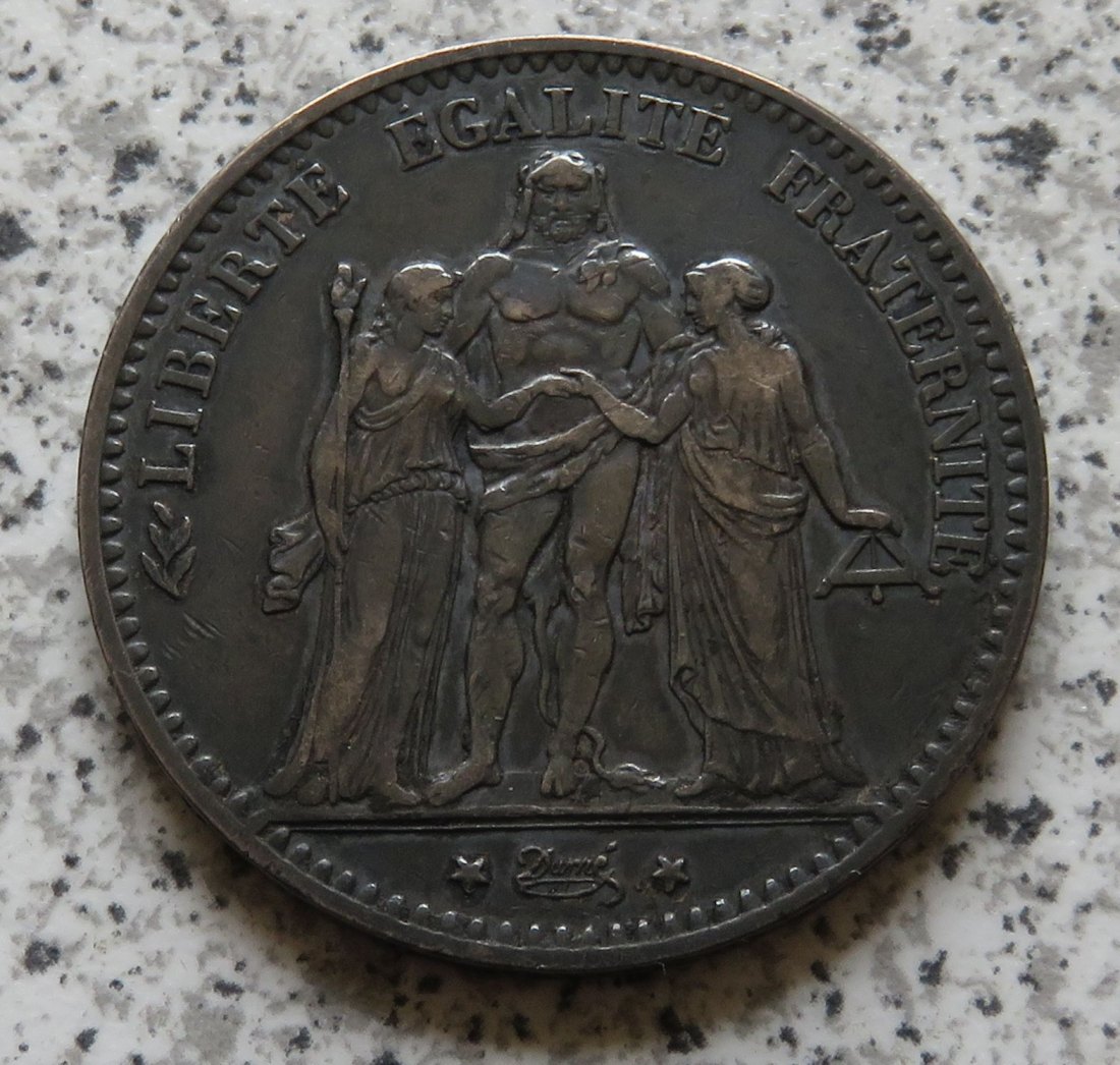  Frankreich 5 Francs 1875 A   