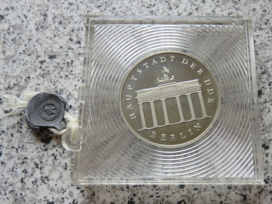  DDR 5 Mark 1987 PP, Brandenburger Tor   