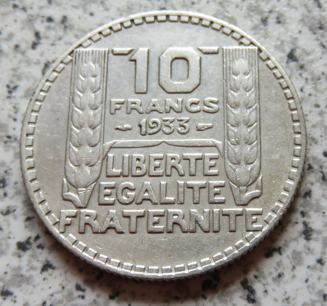  Frankreich 10 Francs 1933   