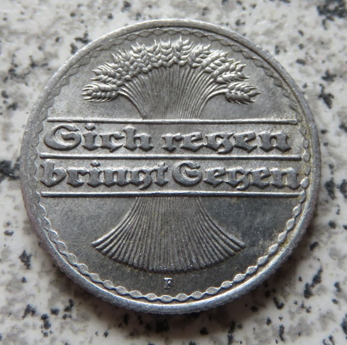  Weimarer Republik 50 Pfennig 1921 F   