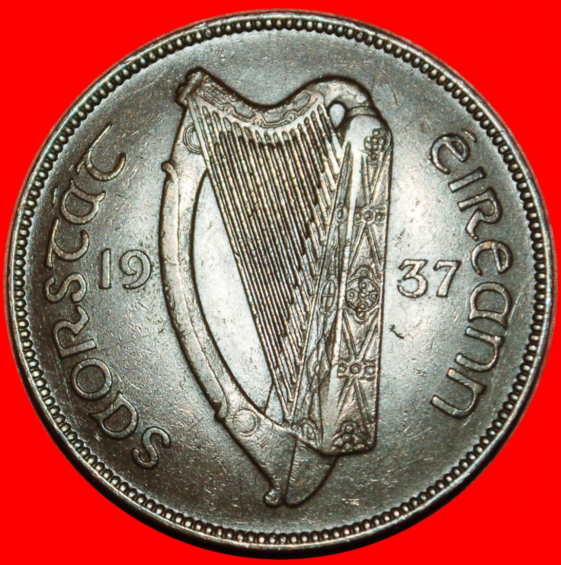 Ⰶ 2 SOLD GREAT BRITAIN (1928-1937): IRELAND ★ 1 PENNY 1937 HEN & 4 CHICKS! ★LOW START ★ NO RESERVE!