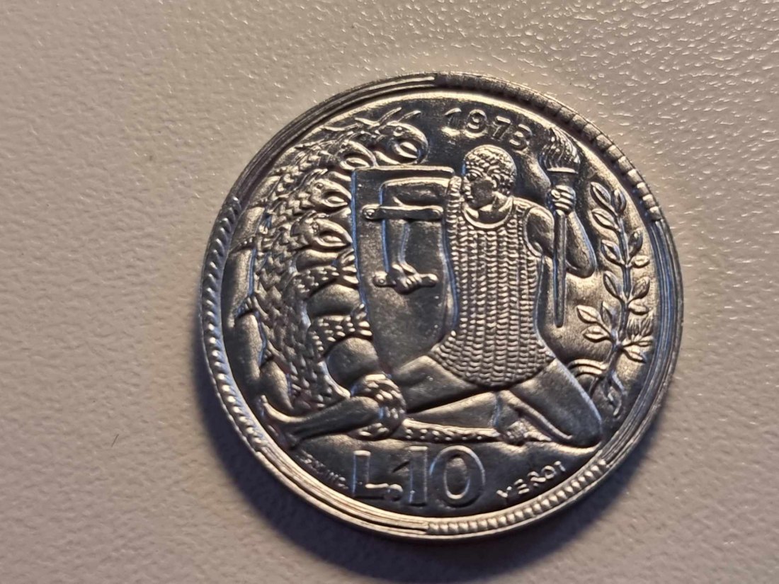  San Marino 10 Lire 1973 STG   