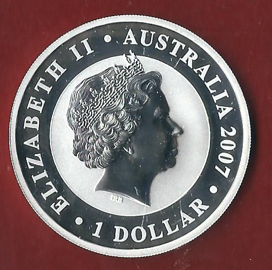  1 D. Australien Koala 2007 ST in oK Koblenzer Münzen Studio Koblenz Frank Maurer Al897   