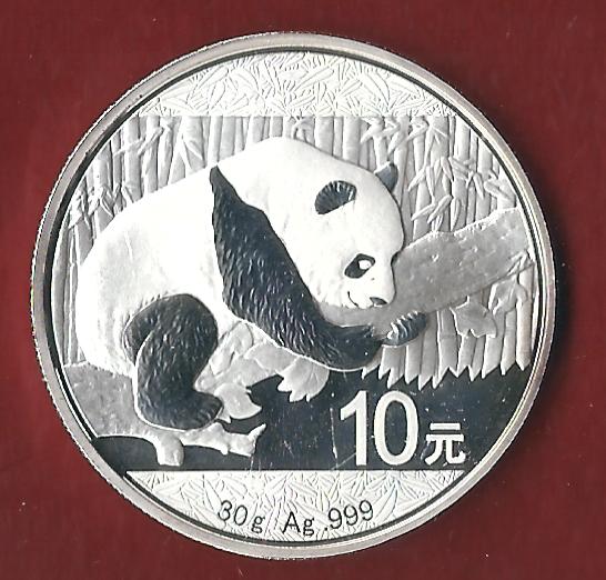  China 1 Oz China Panda 2016 ST in oK Koblenzer Münzen Studio Koblenz Frank Maurer Al895   
