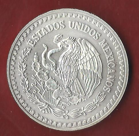  Mexico 1 OZ AG 1995 ohne Kapsel. Koblenzer Münzen Studio Koblenz Frank Maurer Al891   