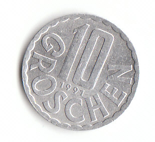  10 Groschen Österreich 1991 (F181)b.   