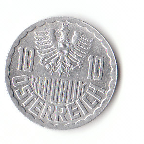  10 Groschen Österreich 1991 (F181)b.   