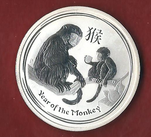  Australien 50 cent Affen 1/2 OZ  AGKoblenzer Münzen Studio Koblenz Frank Maurer AL885   