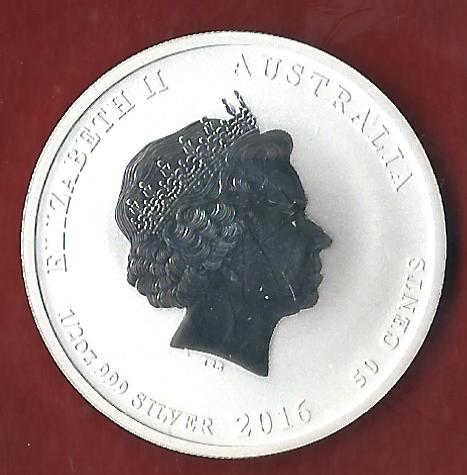  Australien 50 cent Affen 1/2 OZ  AGKoblenzer Münzen Studio Koblenz Frank Maurer AL885   