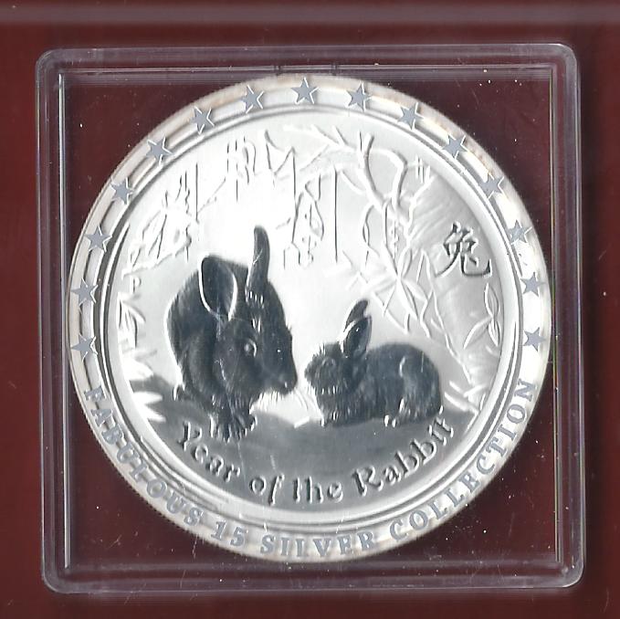 Australien 1 OZ Hase 2011  AG Koblenzer Münzen Studio Koblenz Frank Maurer Al619   
