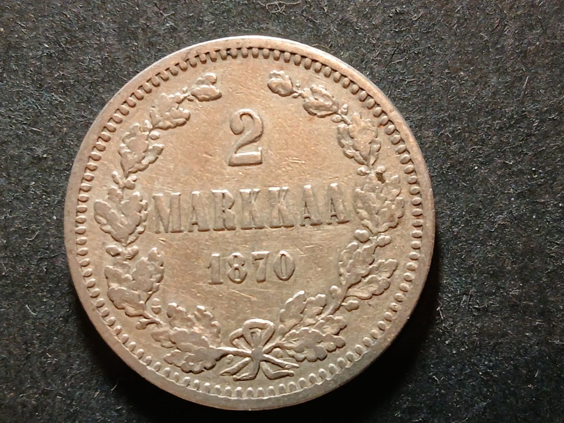 Finlandia - 2 Markkaa 1870