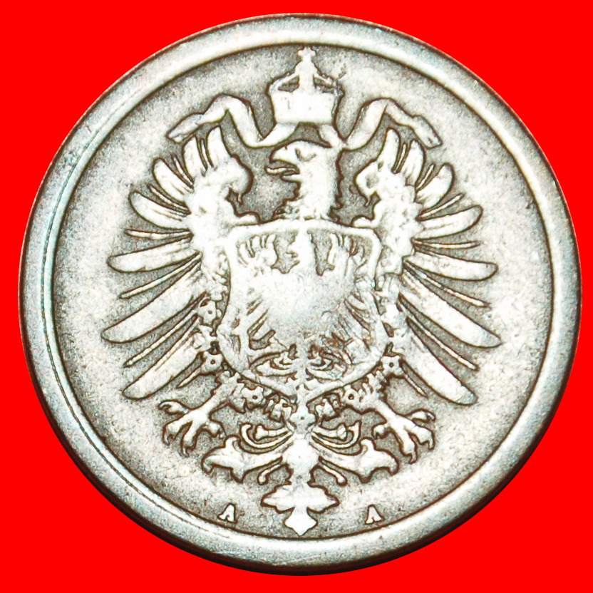  Ⰶ ADLER (1873-1877): DEUTSCHLAND ★ 2 PFENNIG 1875A PREUSSEN! WILHELM I. (1871-1888) OHNE VORBEHALT!   