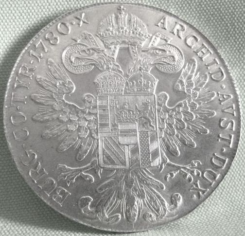  Maria Theresien Taler 1780 Ag .833, 28,13 g, FG 23,4 g   