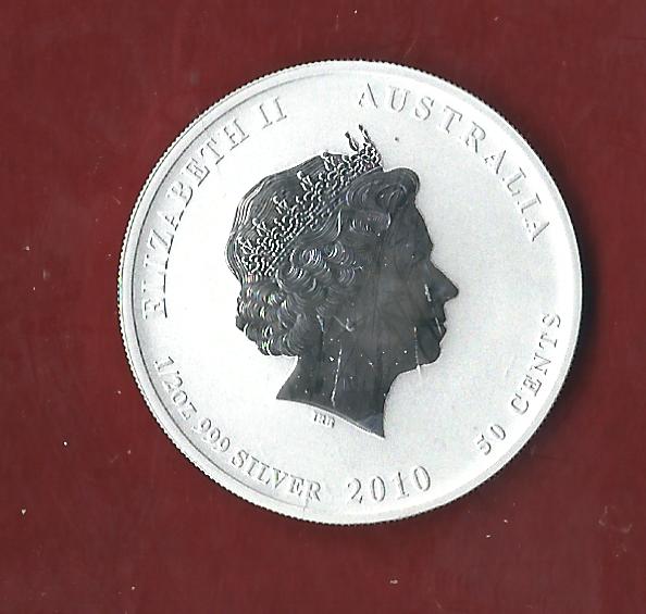  Australien Tiger 1/2 Oz 2010  AG  Koblenzer Münzen Studio Koblenz Frank Maurer Al621   