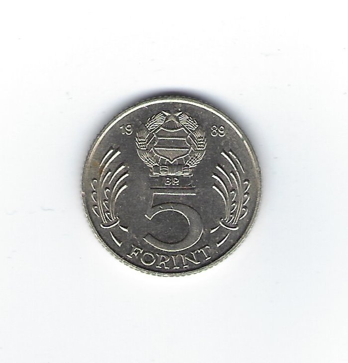  Ungarn 5 Forint 1989   