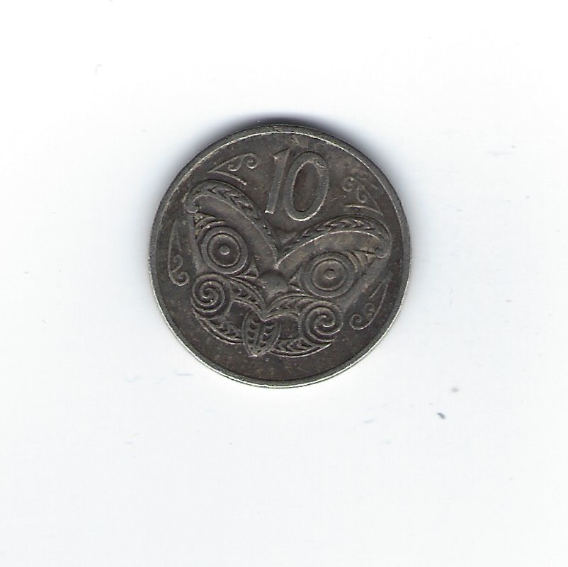  Neuseeland 10 Cents 1980   