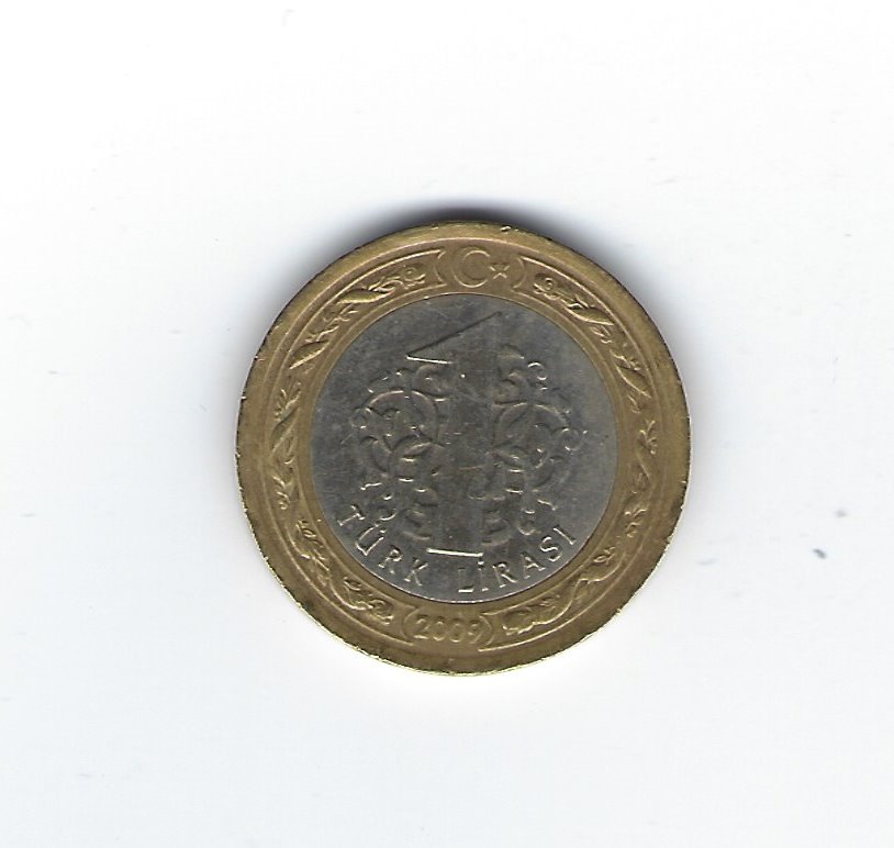  Türkei 1 Lira 2009   