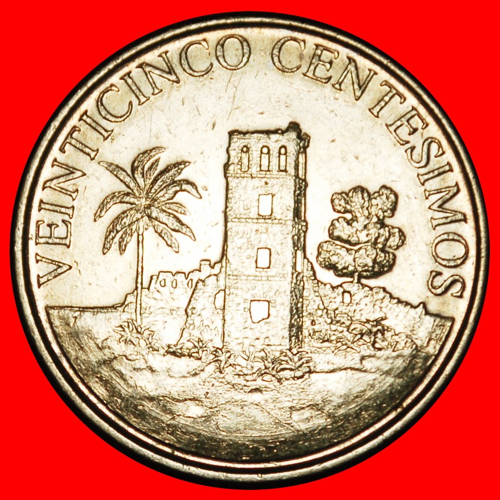 Ⰶ CANADA:PANAMA★25 CENTESIMOS 2003 CORNUCOPIA RUINS (1519-1671) USA STANDARD★LOW START ★ NO RESERVE!