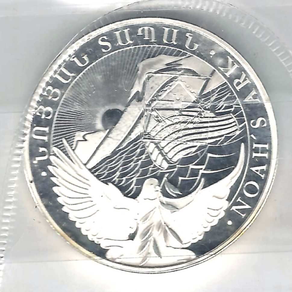  Armenien 500 Dram 2022 arche Noah 1 OZ Neuware   Münzenankauf Koblenz Frank Maurer Al626   