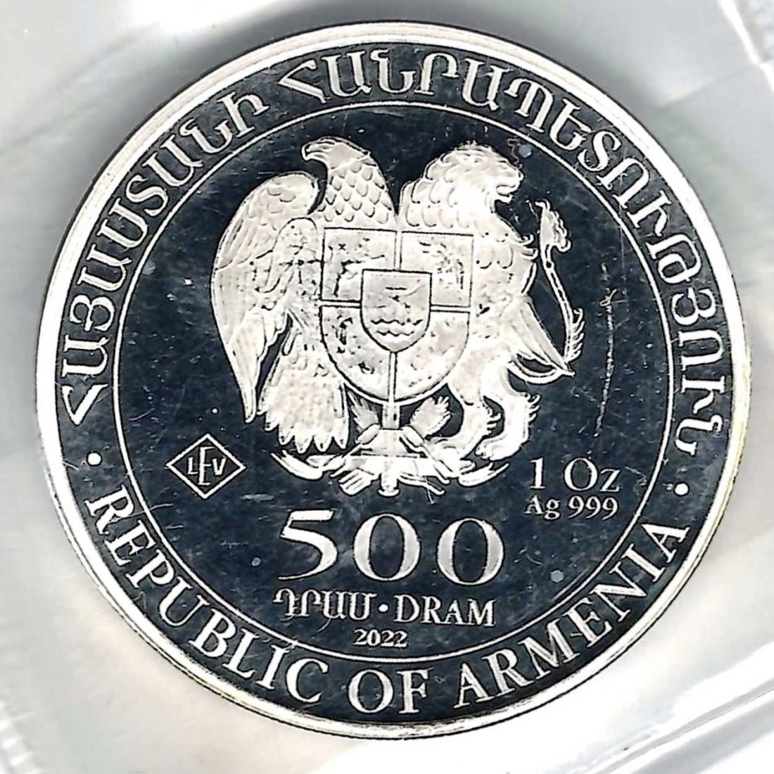  Armenien 500 Dram 2022 arche Noah 1 OZ Neuware   Münzenankauf Koblenz Frank Maurer Al626   