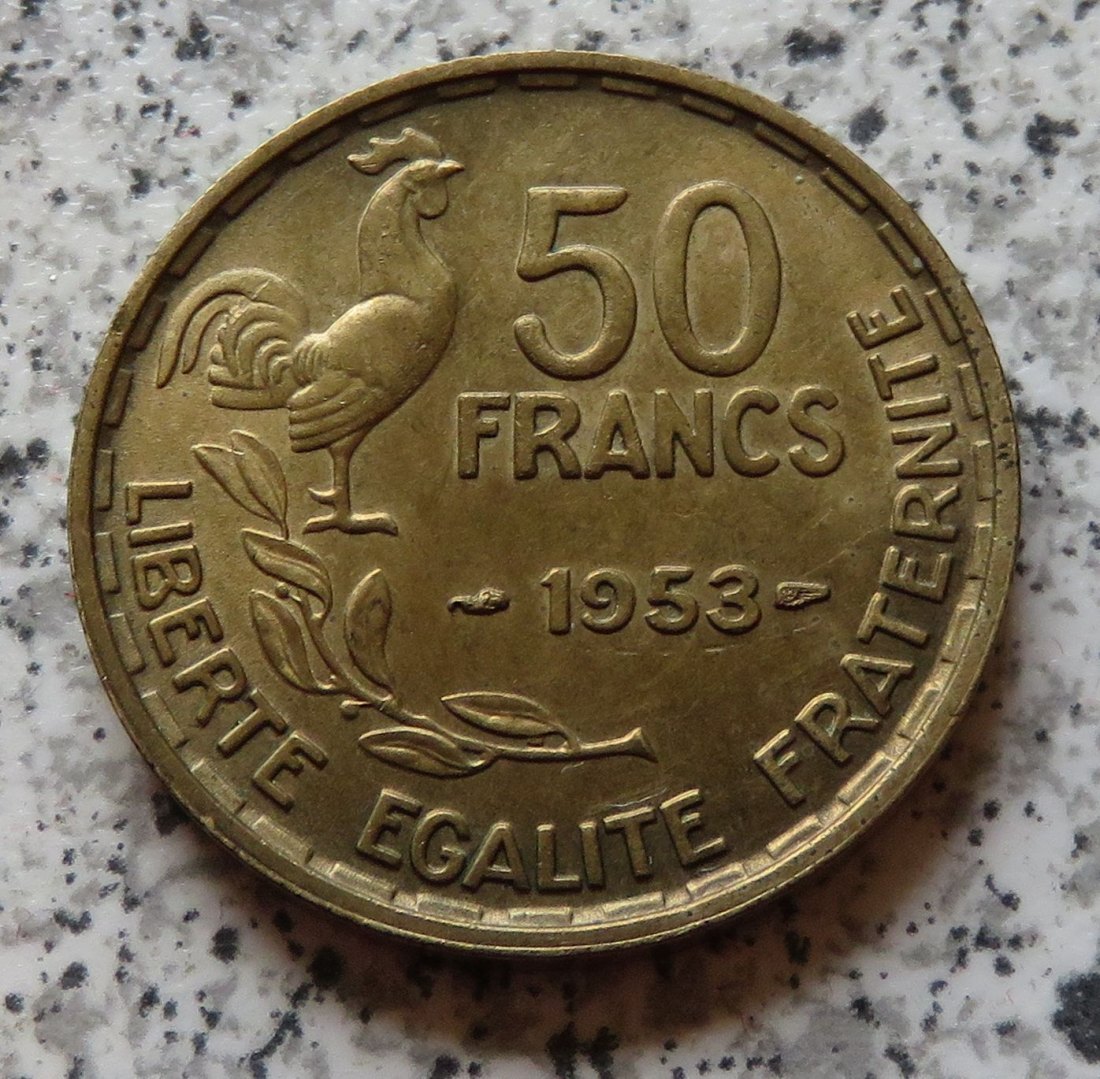  Frankreich 50 Francs 1953   