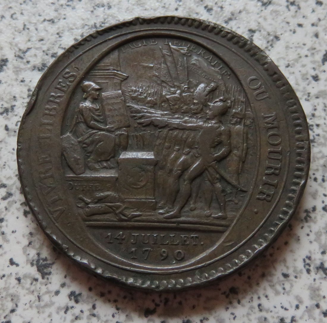  Frankreich 5 Sols 1792   