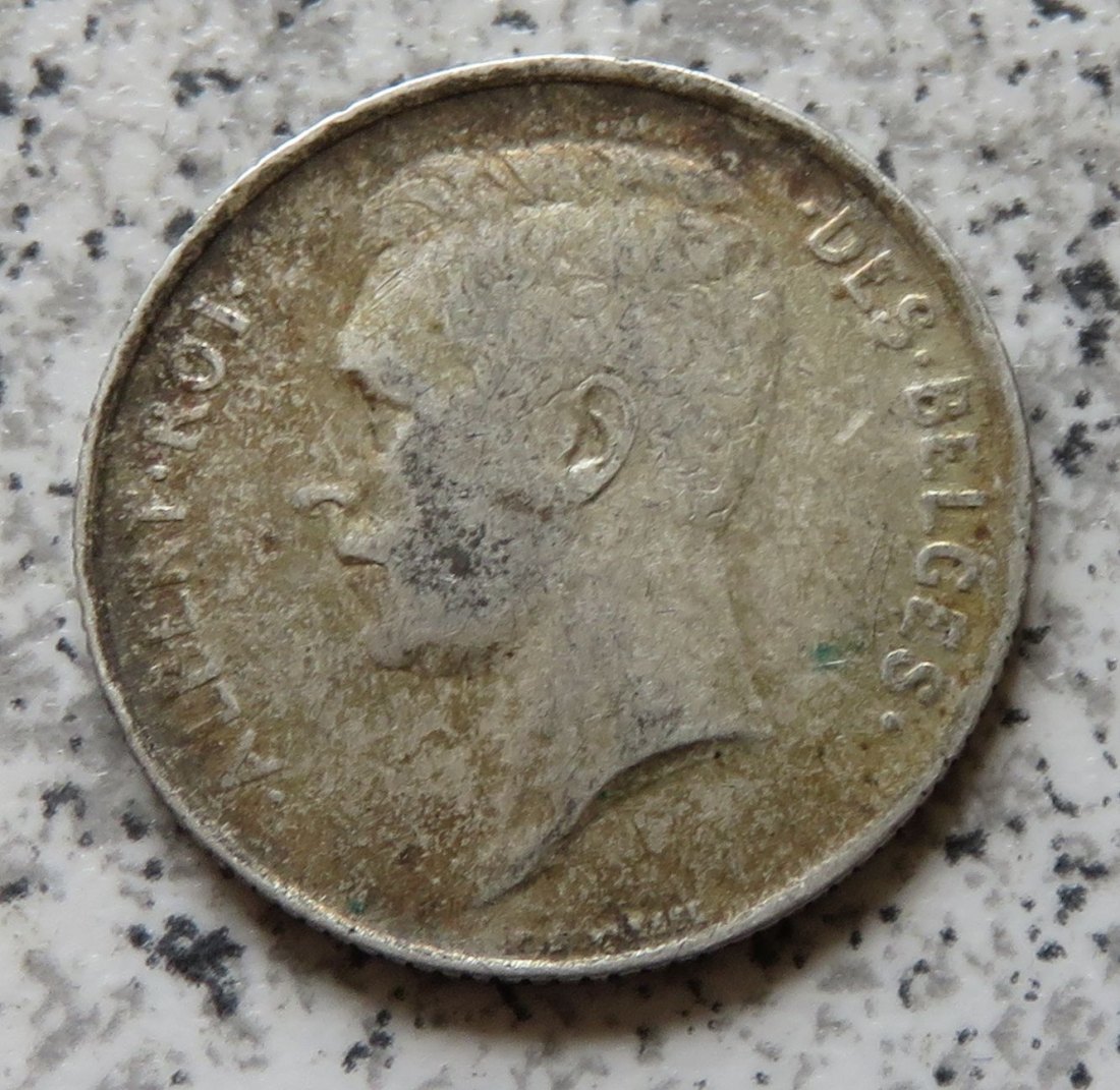  Belgien 1 Franc 1913, französisch   