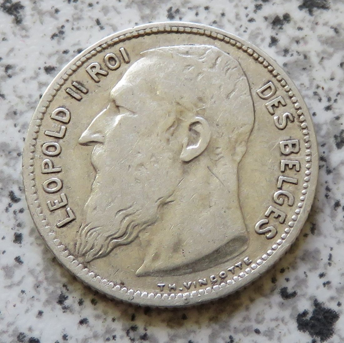  Belgien 1 Franc 1904, französisch   