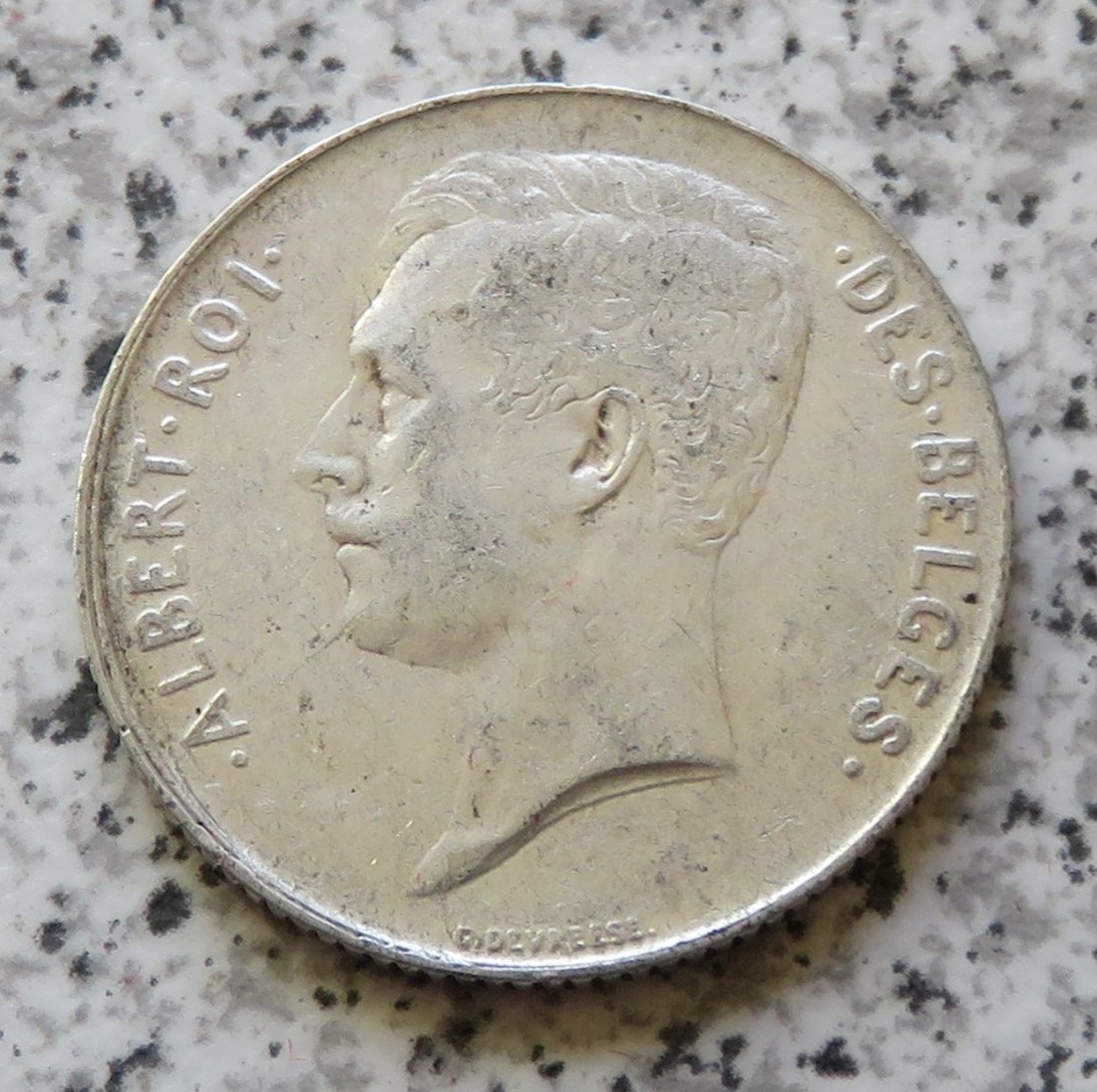  Belgien 1 Franc 1912, französisch   