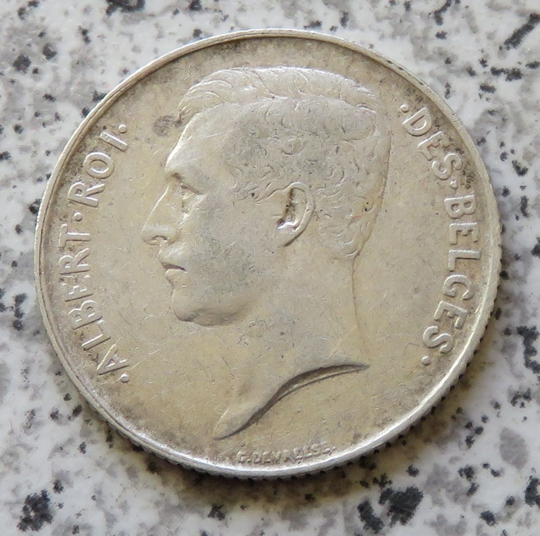  Belgien 1 Franc 1912, französisch   
