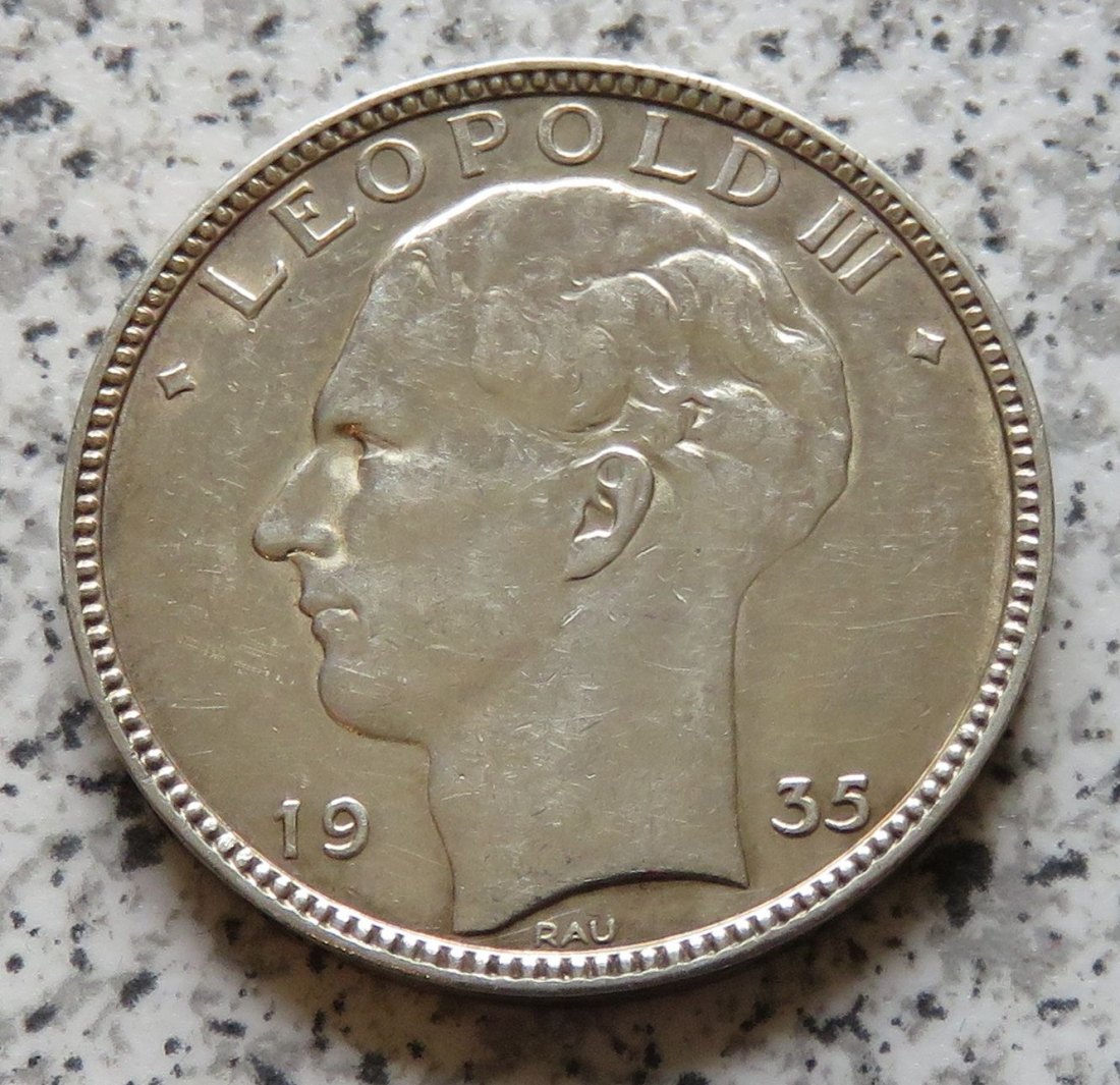  Belgien 20 Francs 1935   