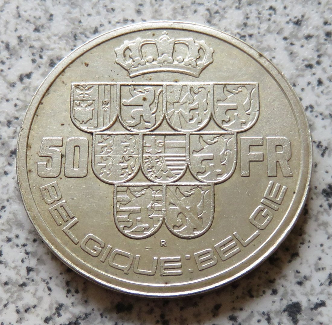  Belgien 50 Francs 1940, französisch   