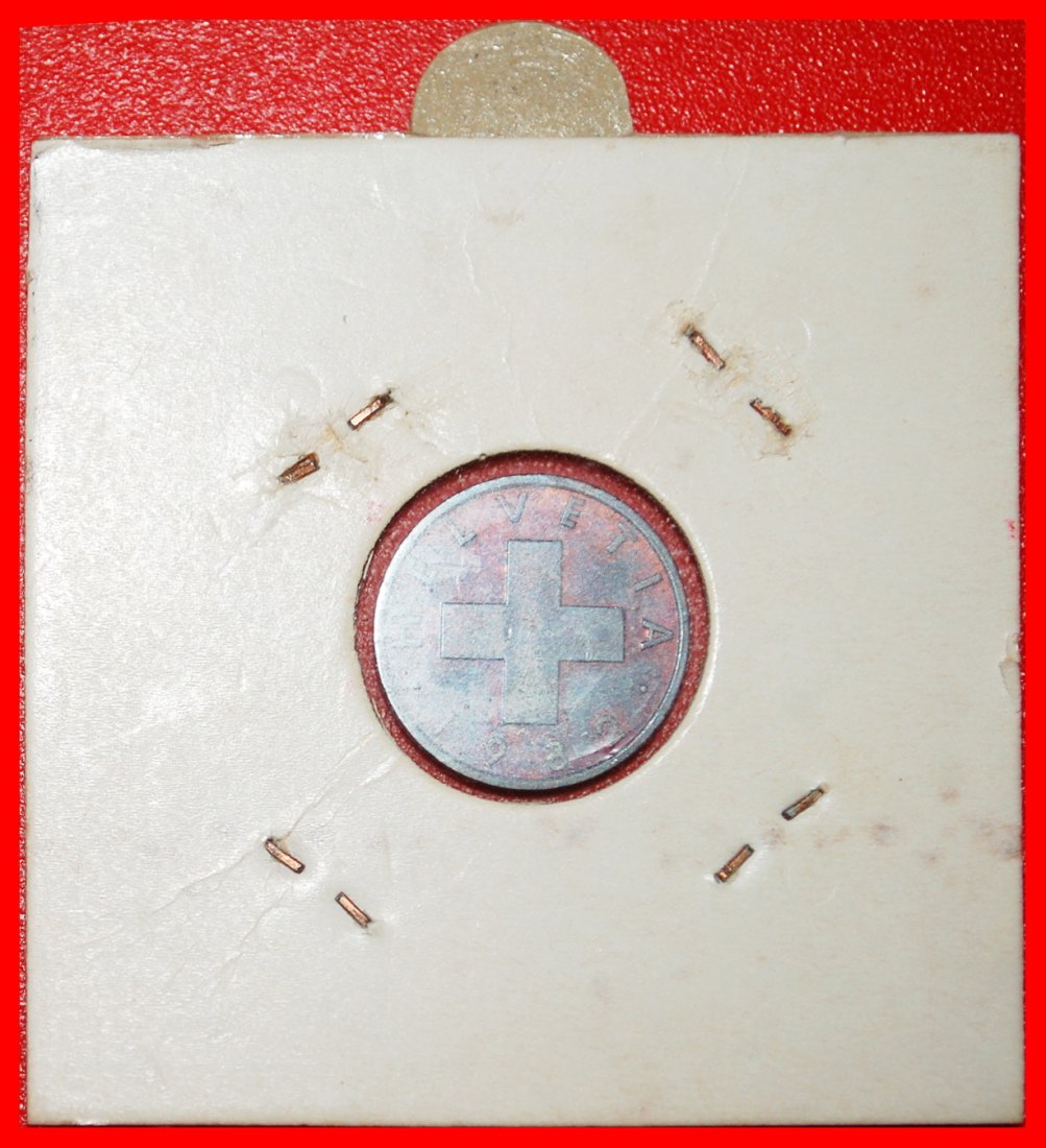  Ⰶ WHEAT SPRIG (1948-2006): SWITZERLAND ★ 1 RAPPEN 1982! DIES II+C! IN HOLDER★LOW START ★ NO RESERVE!   