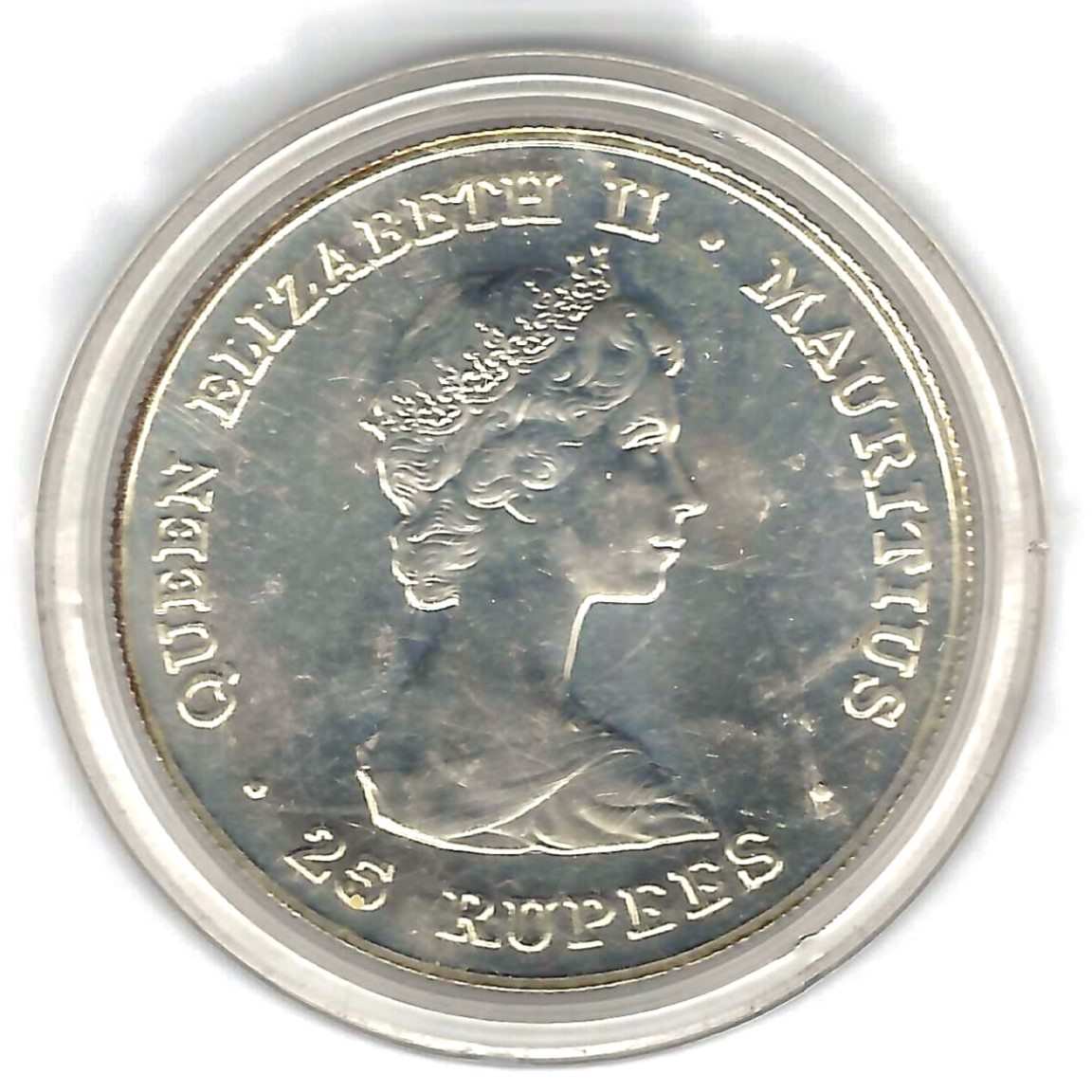  Mauritius 25 Rupien 1982 Silber Koblenzer Muenzen Studio Münzenankauf Koblenz Frank Maurer Al628   