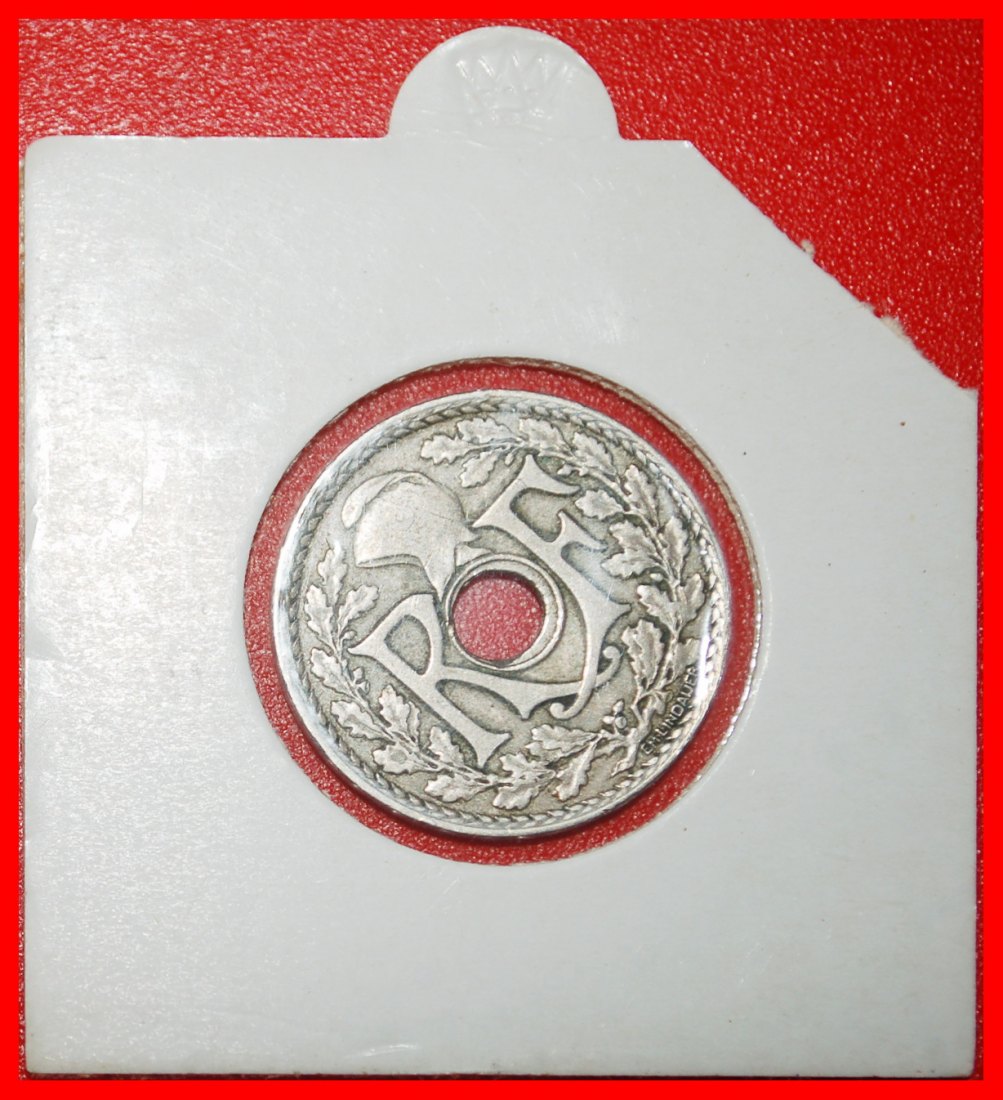  Ⰶ GLATTE KANTE: FRANKREICH ★ 25 CENTIME 1920! IN PACKUNG!★OHNE VORBEHALT!   