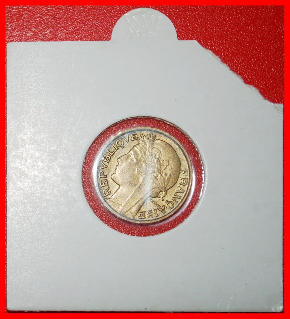  Ⰶ CORNUCOPIAS (1931-1947): FRANCE ★ 50 CENTIMES 1932 ERROR! IN HOLDER!★LOW START ★ NO RESERVE!   