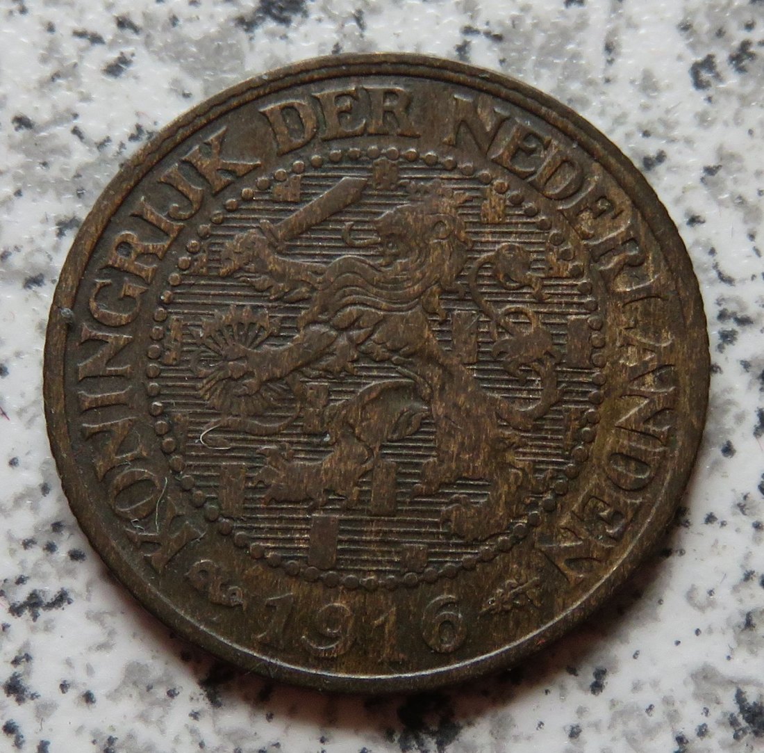 Niederlande 2,5 Cent 1916 / Niederlande 2 1/2 Cent 1916   